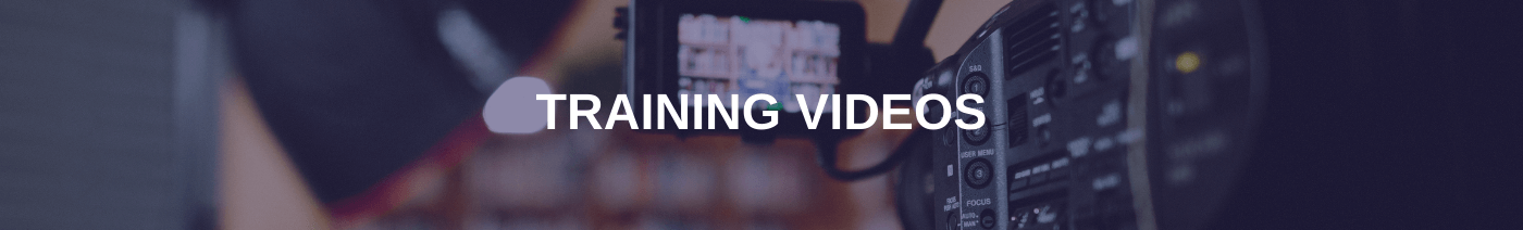 Training Videos Header Image